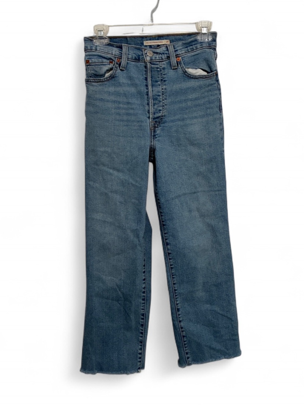Levi’s Ribcage Straight Ankle Blue Jeans
